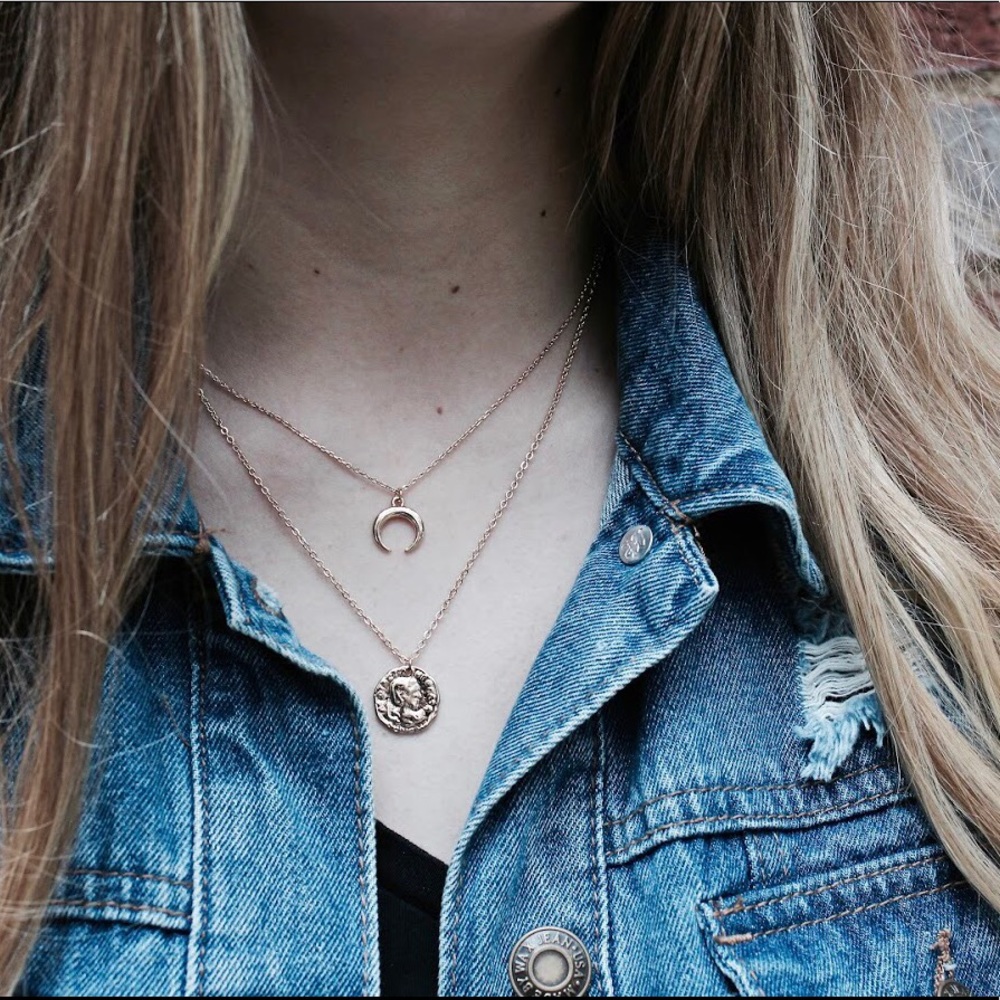 Layered Coin Necklace